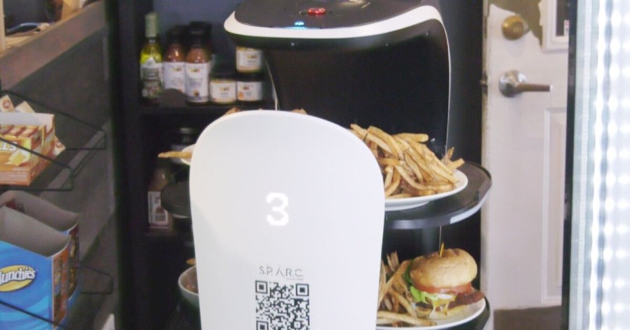 CTV News - robot serving food at a North Bay-area restaurant