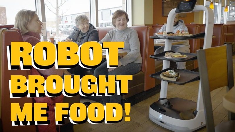Denny's robot waiter